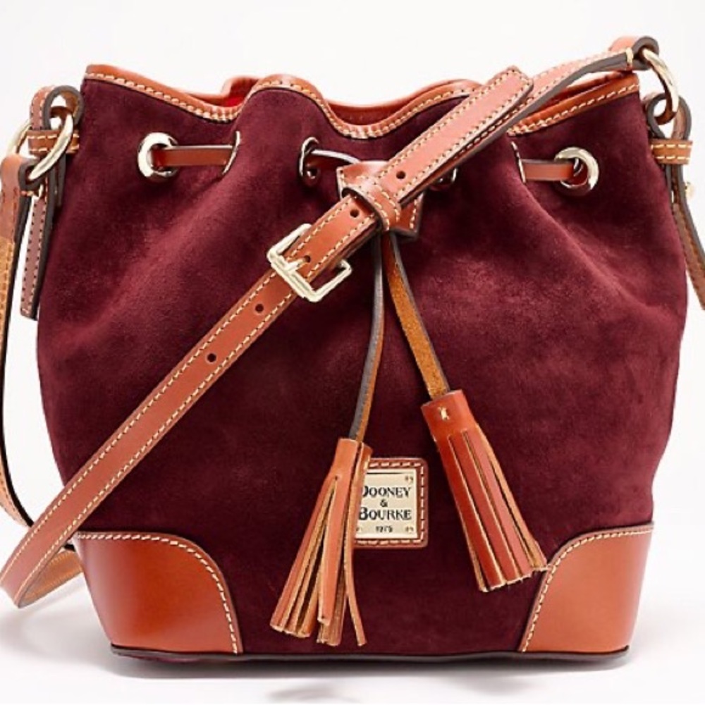 Dooney & Bourke Suede Dynamic Drawstring Crossbod… - image 5
